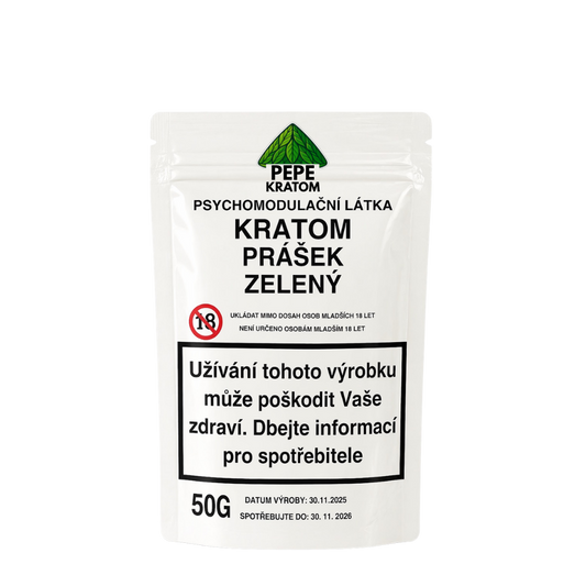 Kratom prášek - ZELENÝ 50G