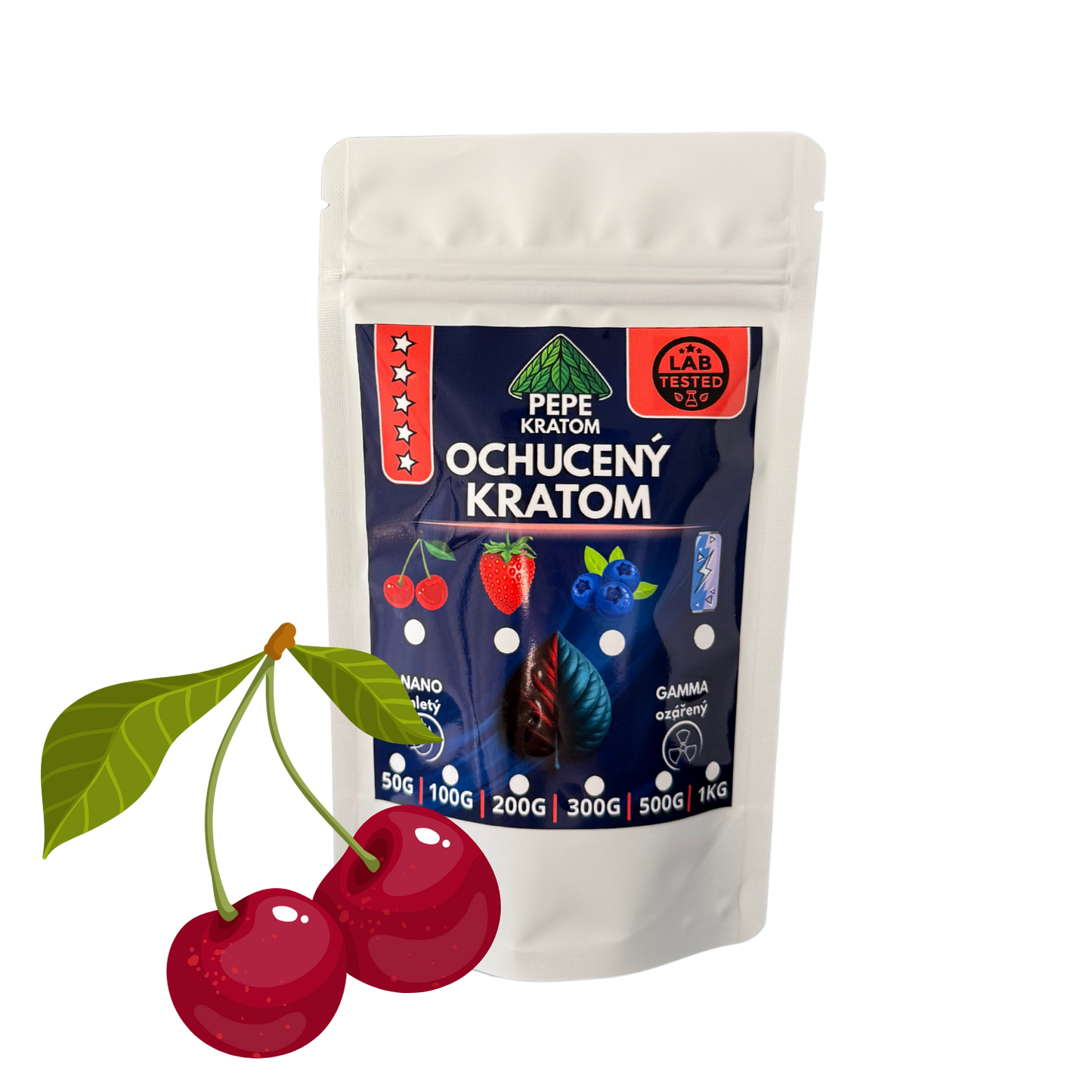 Ochucený kratom - Cherry